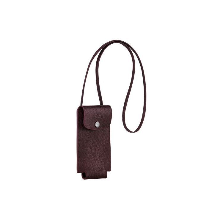 Coque Longchamp With Dentelle Cuir Bordeaux | 29154-AJNH