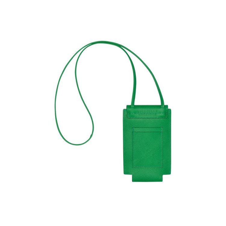 Coque Longchamp With Dentelle Cuir Vert | 63751-RNTJ