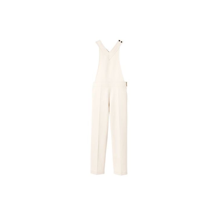 Jupe Longchamp Jumpsuit Ecru Coton Beige | 29564-KTGH