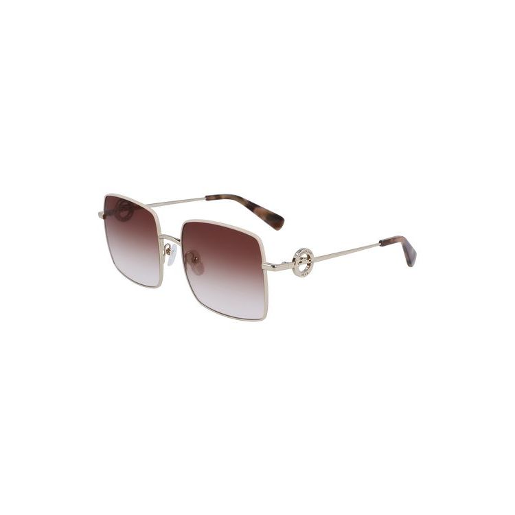 Lunettes de Soleil Longchamp Doré Marron | 20637-RHID