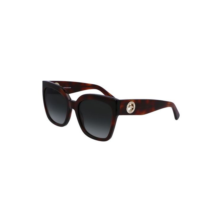 Lunettes de Soleil Longchamp Havana Marron | 75438-QUJW