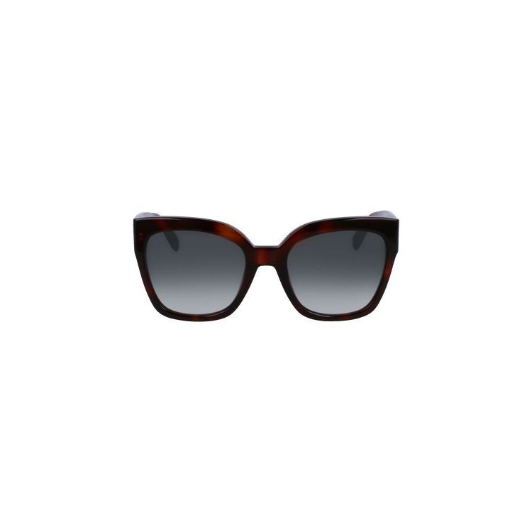 Lunettes de Soleil Longchamp Havana Marron | 75438-QUJW