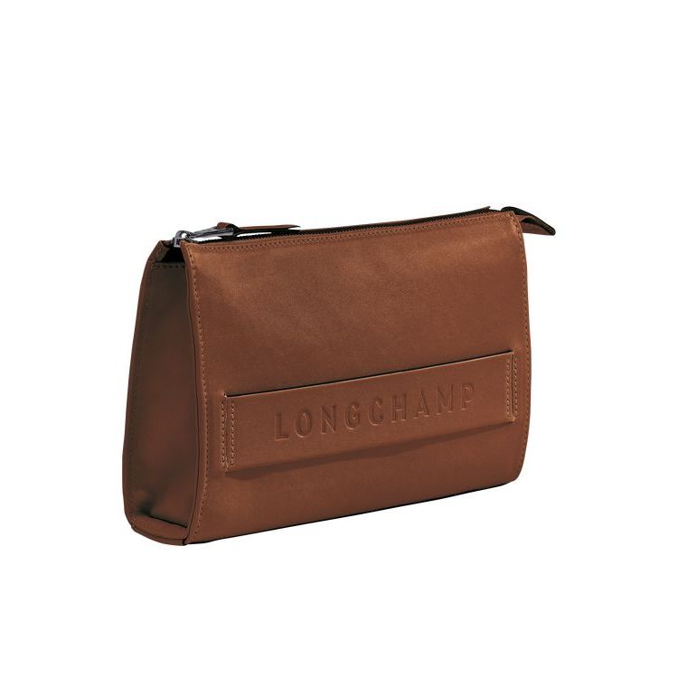 Pochettes Longchamp High-tech Cuir Marron | 70548-LJDR