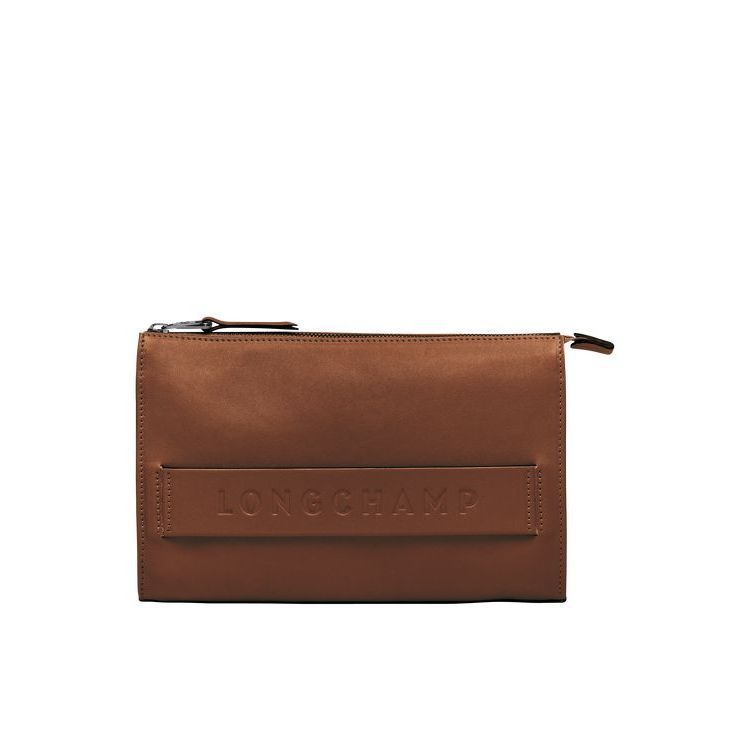 Pochettes Longchamp High-tech Cuir Marron | 70548-LJDR