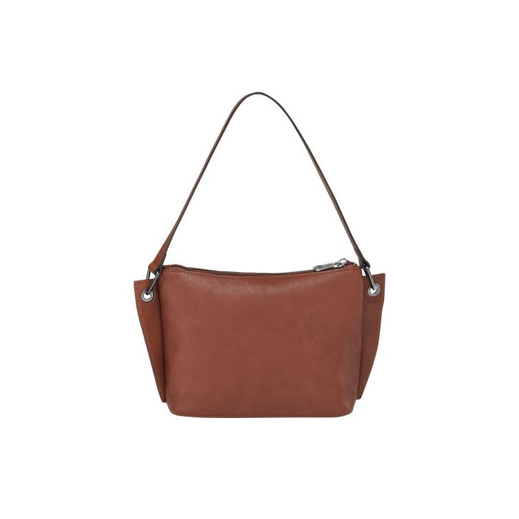 Pochettes Longchamp Pouch Cuir Marron | 58713-WOLE