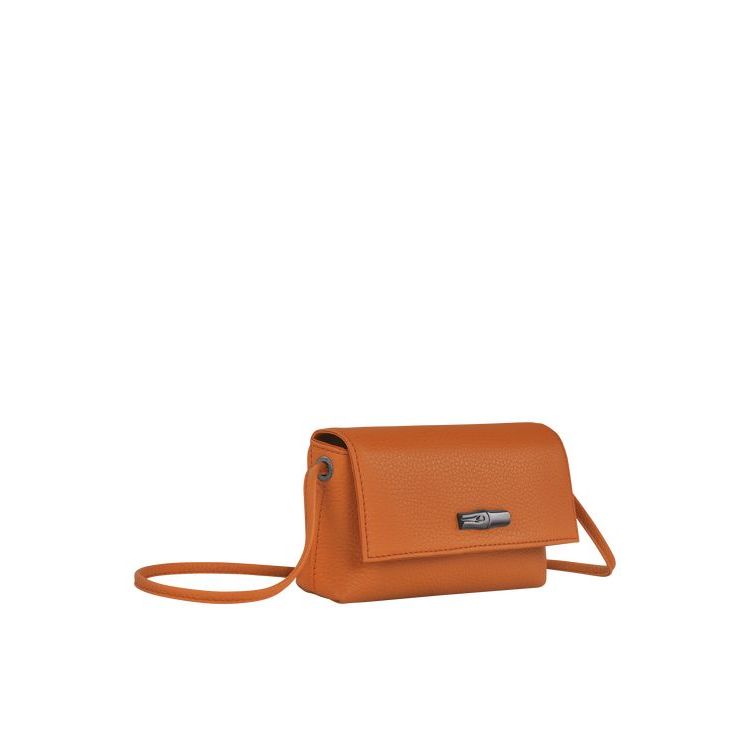 Pochettes Longchamp Pouch Saffron Cuir Orange | 08294-RUDB