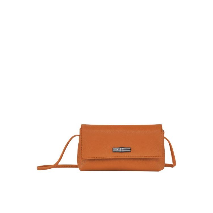 Pochettes Longchamp Pouch Saffron Cuir Orange | 08294-RUDB