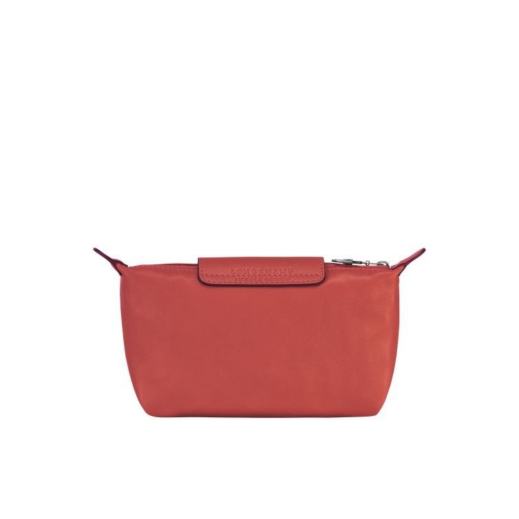 Pochettes Longchamp Pouch Terracotta Cuir Orange | 72346-YSXZ