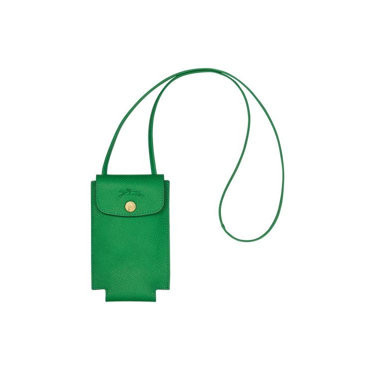 Pochettes Longchamp With Dentelle Cuir Vert | 81354-PZAQ