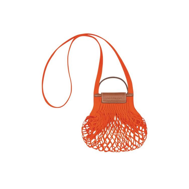 Pochettes Longchamp Xs Tela Orange | 96520-OIZY