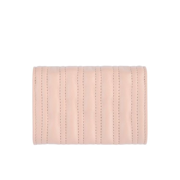 Porte-Cartes Longchamp Card Powder Cuir Rose | 30972-QPXG