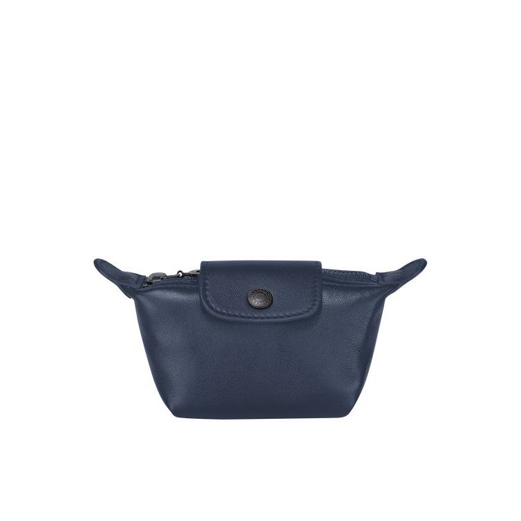 Porte-Cartes Longchamp Cuir Bleu Marine | 38054-JIKD