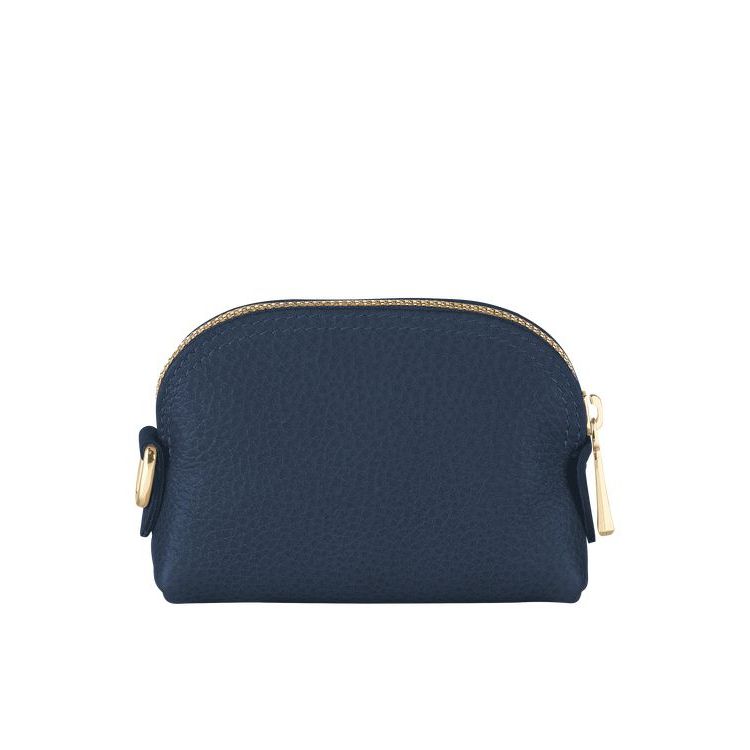 Porte-Cartes Longchamp Cuir Bleu Marine | 72601-RHIJ