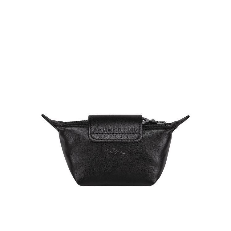 Porte-Cartes Longchamp Cuir Noir | 18053-IHVO