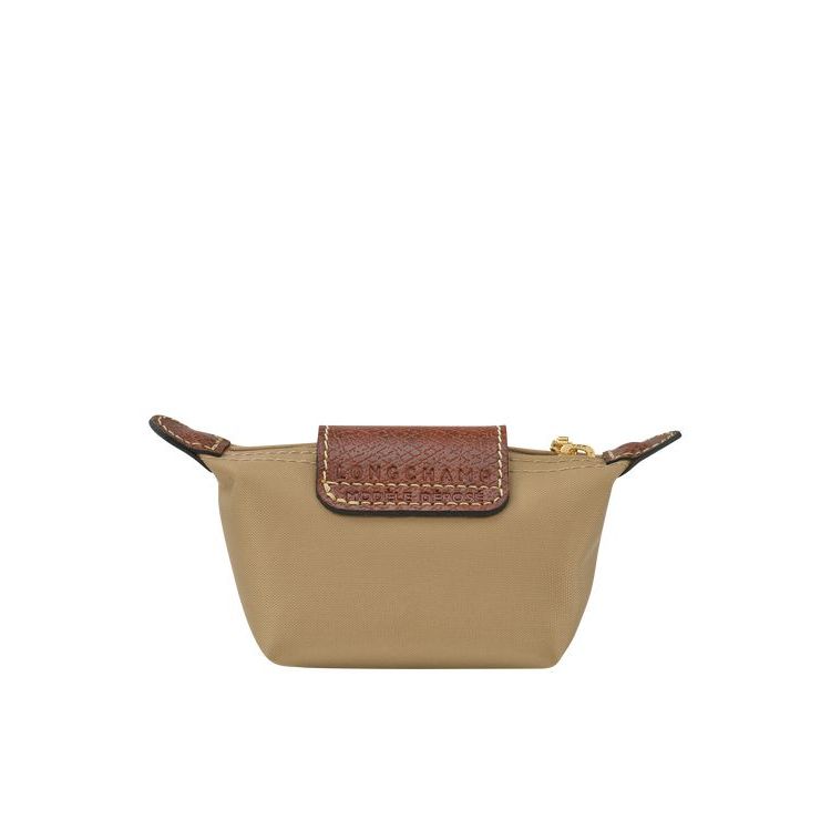 Porte-Cartes Longchamp Desert Recycled canvas Kaki | 38562-XGWR