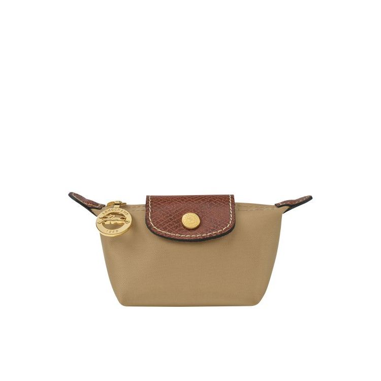 Porte-Cartes Longchamp Desert Recycled canvas Kaki | 38562-XGWR