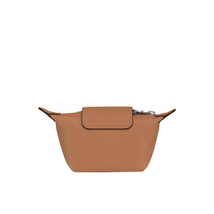 Porte-Cartes Longchamp Hazelnut Cuir Beige | 13294-MGZJ