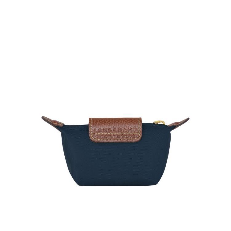 Porte-Cartes Longchamp Recycled canvas Bleu Marine | 09381-LOXE