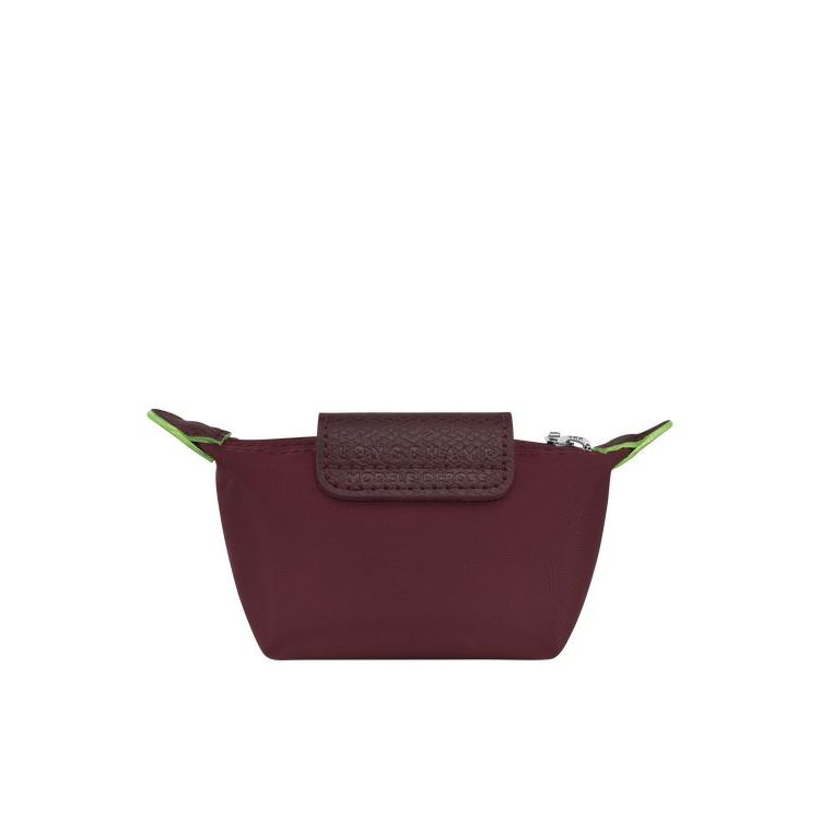 Porte-Cartes Longchamp Recycled canvas Bordeaux | 53049-XCNQ