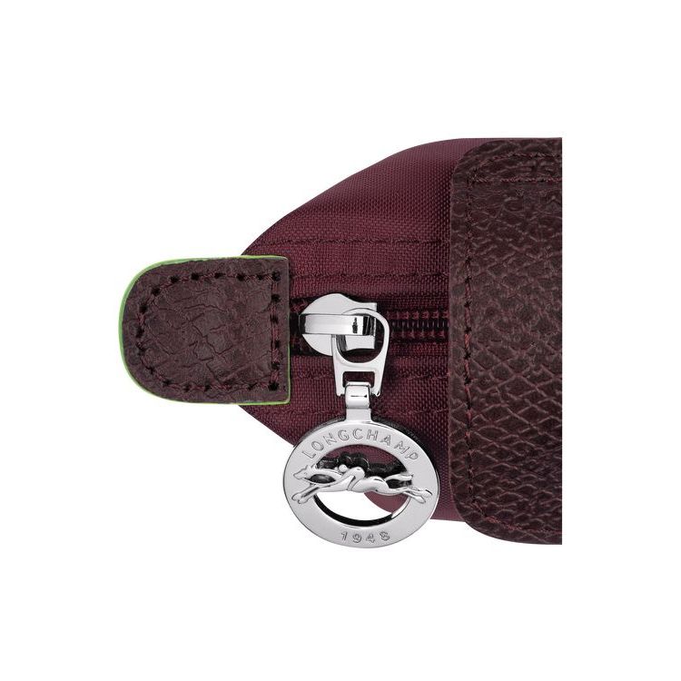 Porte-Cartes Longchamp Recycled canvas Bordeaux | 53049-XCNQ