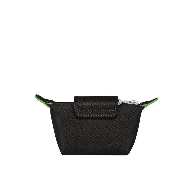 Porte-Cartes Longchamp Recycled canvas Noir | 73842-ZNJU