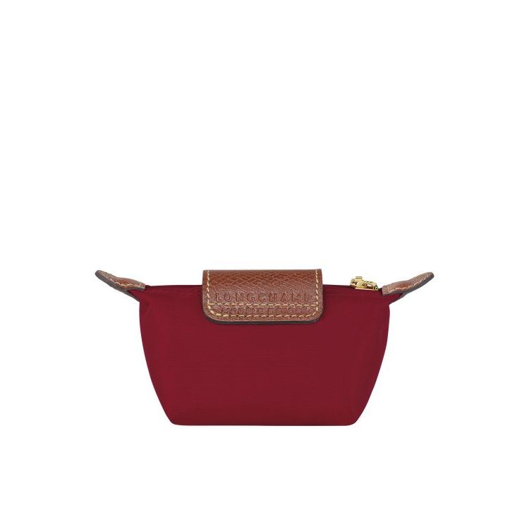 Porte-Cartes Longchamp Recycled canvas Rouge | 36570-KTUG