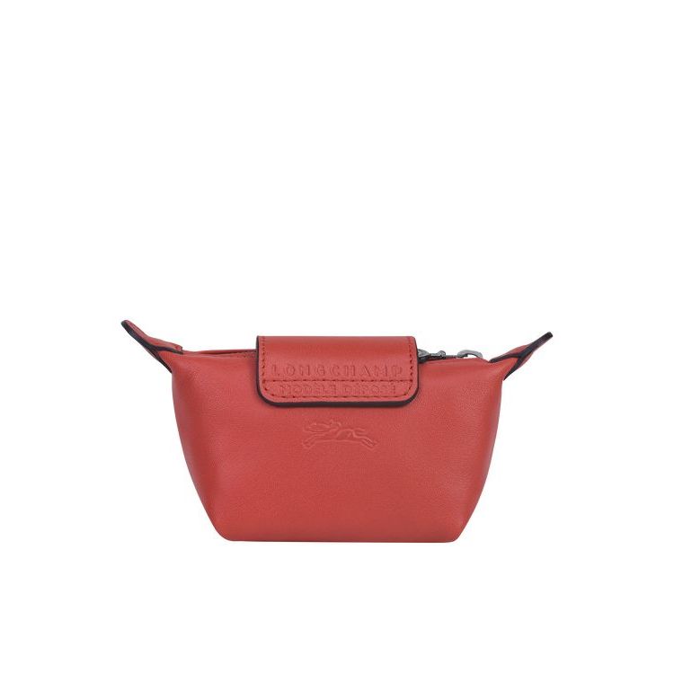 Porte-Cartes Longchamp Terracotta Cuir Orange | 30148-SKJV