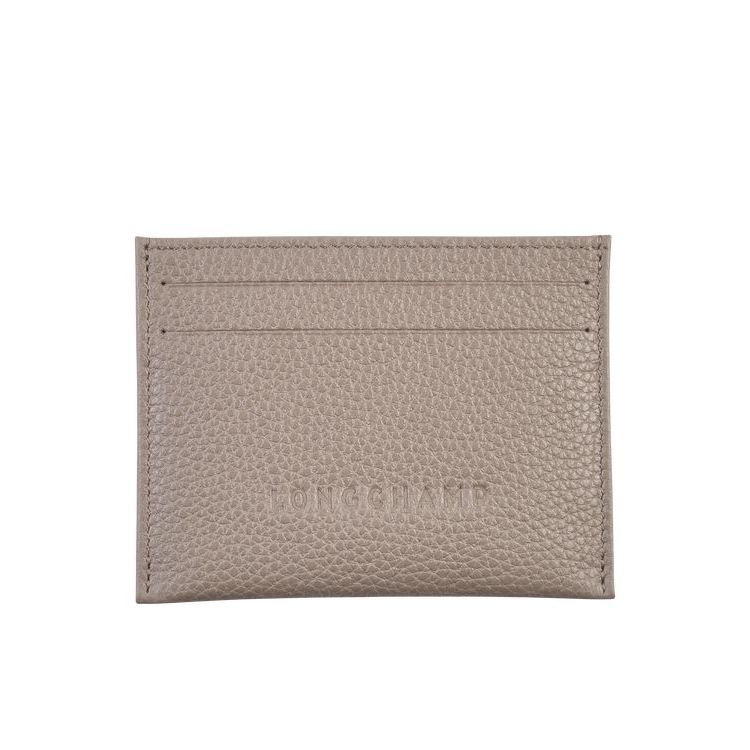 Porte-Cartes Longchamp Turtledove Cuir Grise | 29805-IMSN