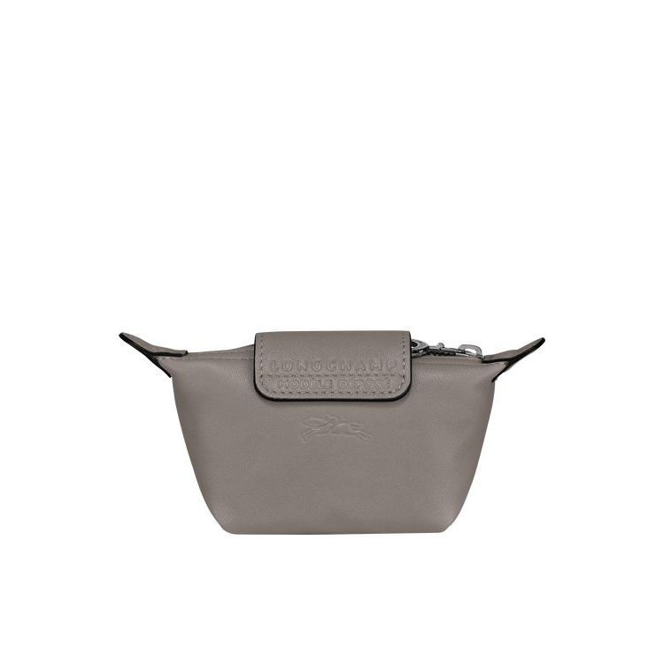 Porte-Cartes Longchamp Turtledove Cuir Grise | 58493-DGLF