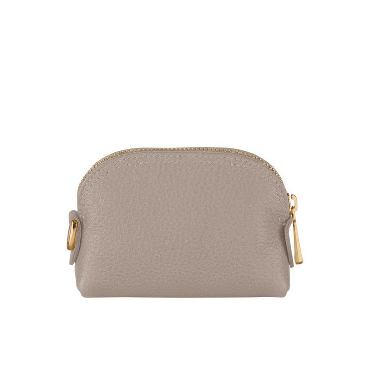 Porte-Cartes Longchamp Turtledove Cuir Grise | 68139-OAIB