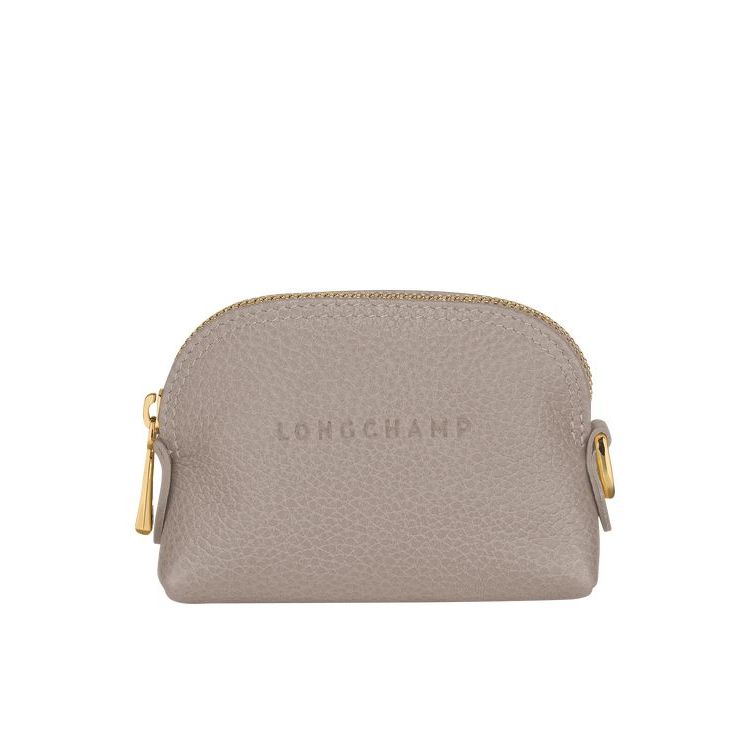 Porte-Cartes Longchamp Turtledove Cuir Grise | 68139-OAIB