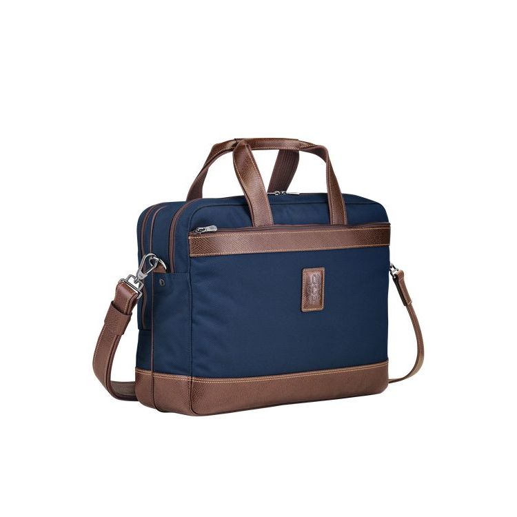 Porte-Documents Longchamp Briefcase L Tela Bleu | 36105-NETZ