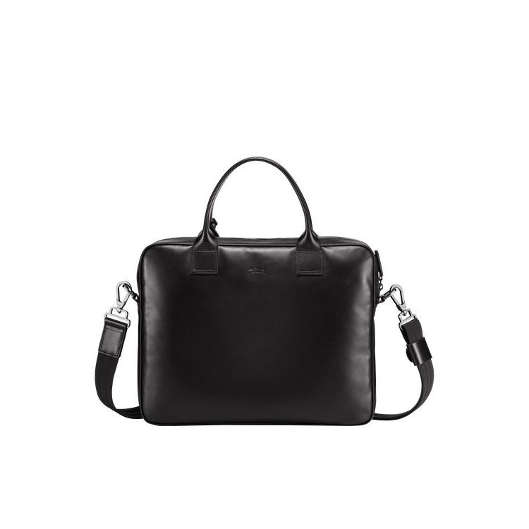 Porte-Documents Longchamp Briefcase S Cuir Noir | 94710-AZKL