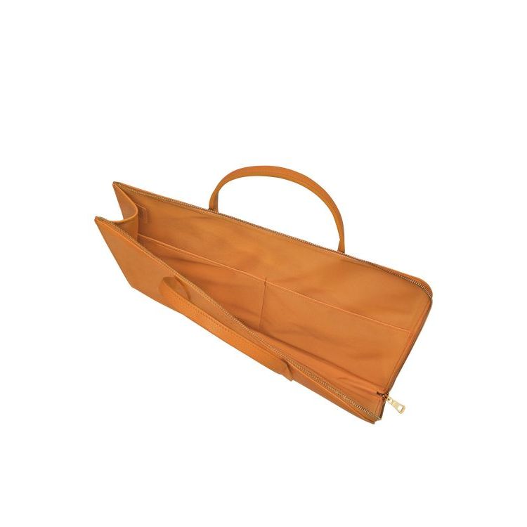 Porte-Documents Longchamp Briefcase S Saffron Cuir Orange | 08493-TNKU