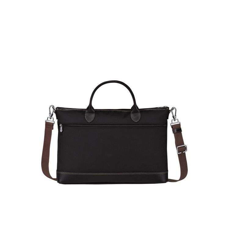 Porte-Documents Longchamp Briefcase S Tela Noir | 08576-ZCML