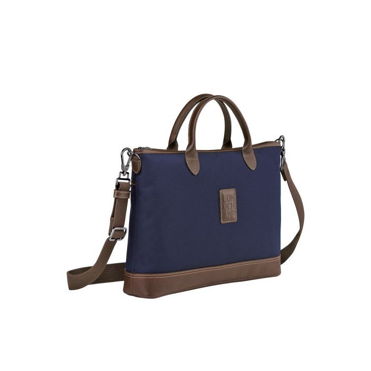 Porte-Documents Longchamp Briefcase S Tela Bleu | 68312-GJDW