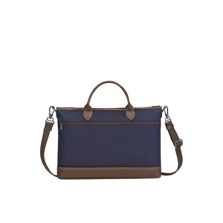 Porte-Documents Longchamp Briefcase S Tela Bleu | 68312-GJDW