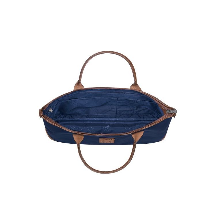 Porte-Documents Longchamp Briefcase S Tela Bleu | 68312-GJDW