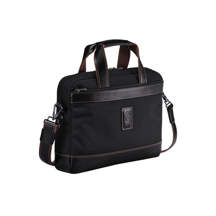 Porte-Documents Longchamp Briefcase S Tela Noir | 82194-ZGJT