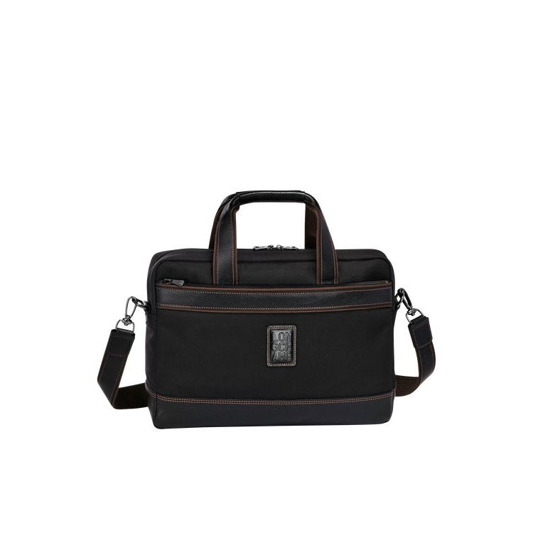 Porte-Documents Longchamp Briefcase S Tela Noir | 82194-ZGJT