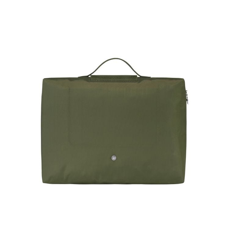 Porte-Documents Longchamp Folder Forest Recycled canvas Vert | 13657-NGIL