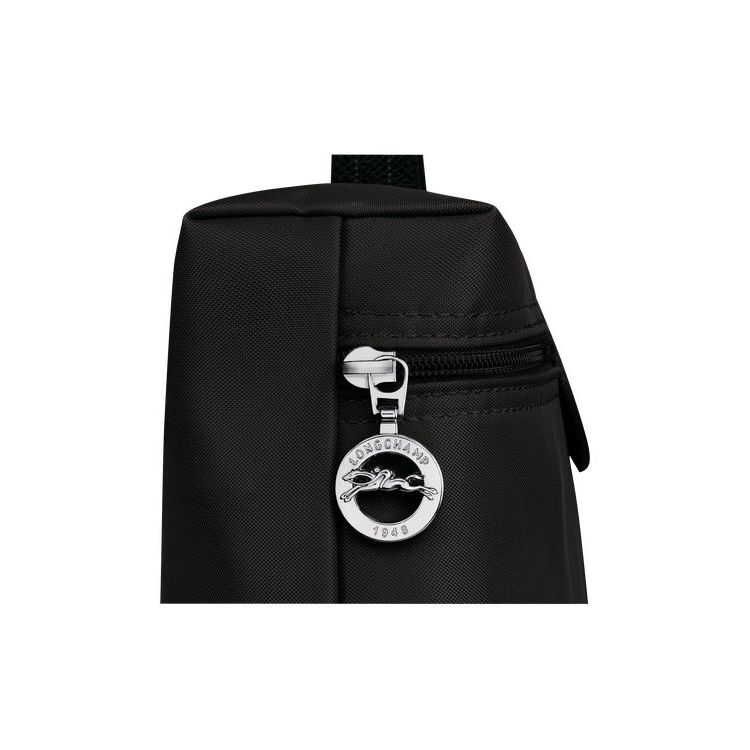 Porte-Documents Longchamp Folder Recycled canvas Noir | 08397-DQHZ