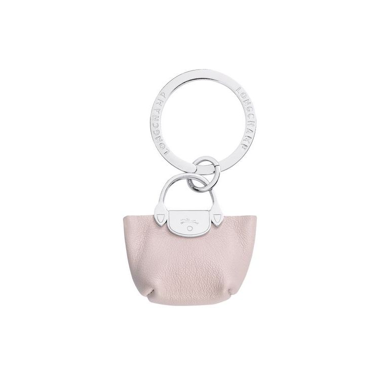 Porte-clés Longchamp Pliage Cuir Rose | 13658-QTVW