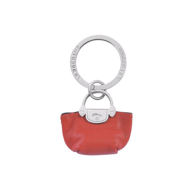 Porte-clés Longchamp Pliage Terracotta Cuir Orange | 18760-ZAXH