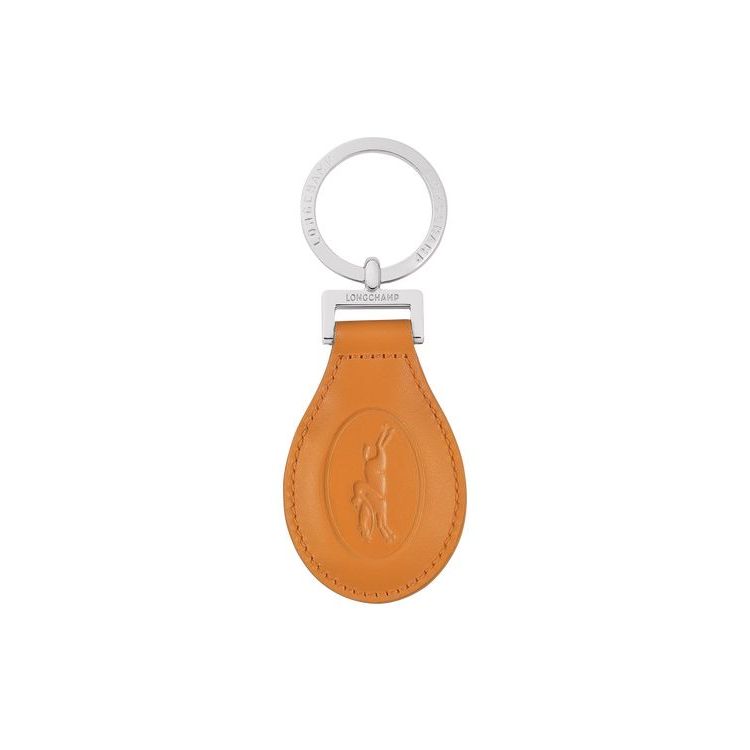 Porte-clés Longchamp Saffron Cuir Orange | 82304-OHZT