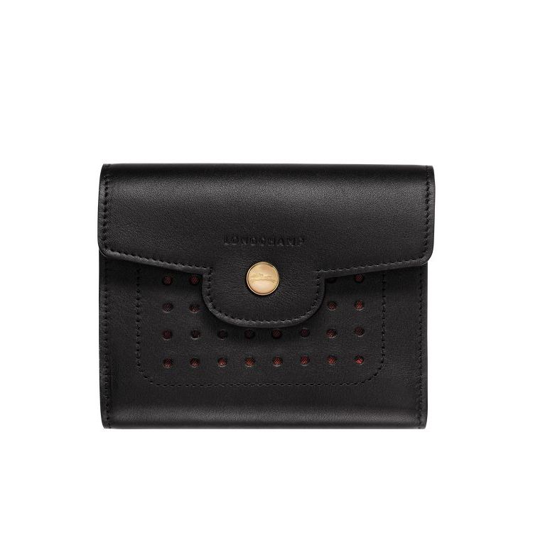 Portefeuilles Longchamp Cuir Noir | 14792-AXGE