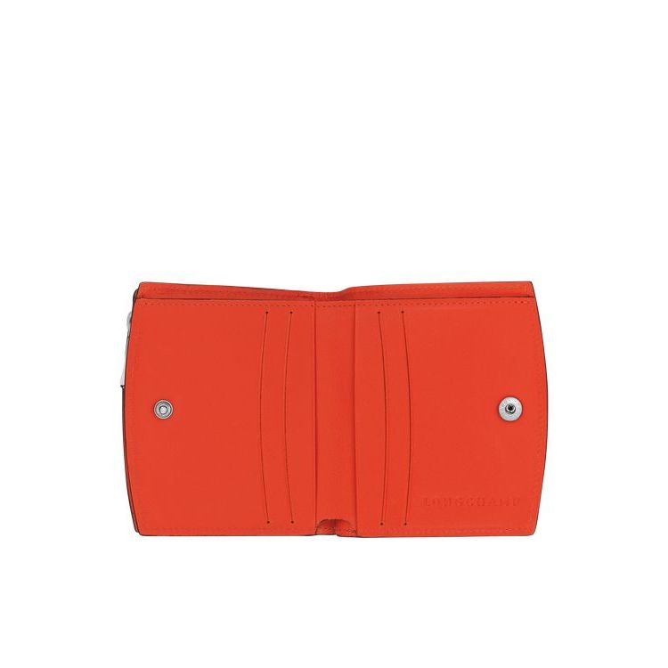 Portefeuilles Longchamp Cuir Orange | 28306-MPSH