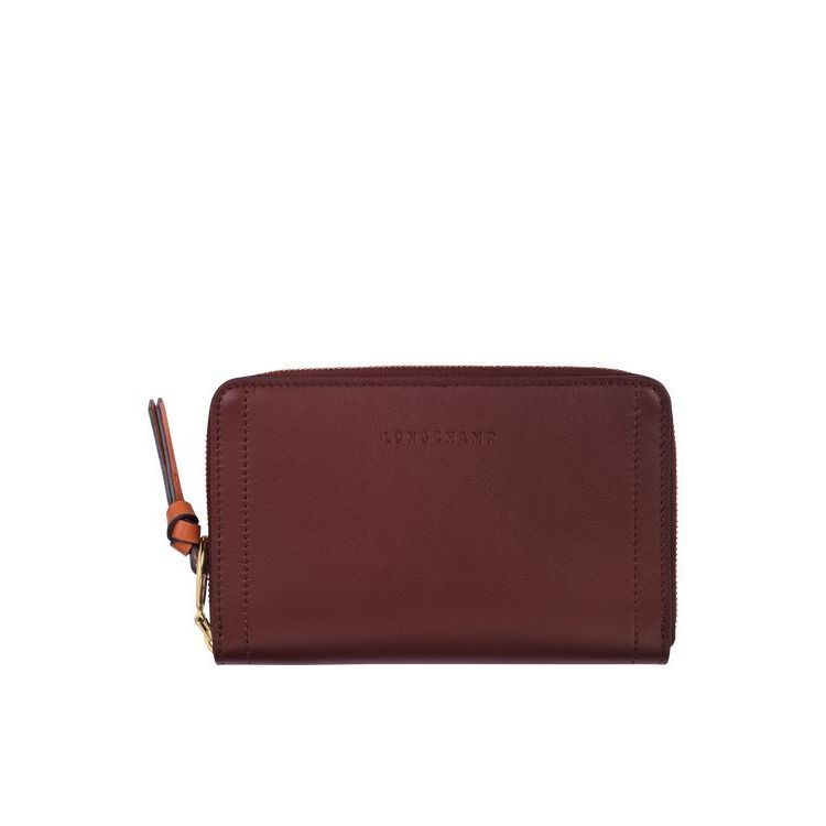 Portefeuilles Longchamp Cuir Rouge | 08532-YPOG