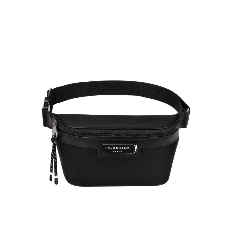 Sac Banane Longchamp Recycled canvas Noir | 65413-FJEX