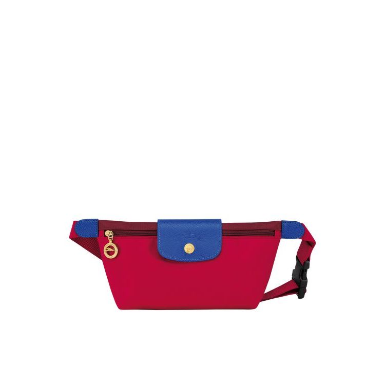 Sac Banane Longchamp Tela Rouge | 60879-CARU